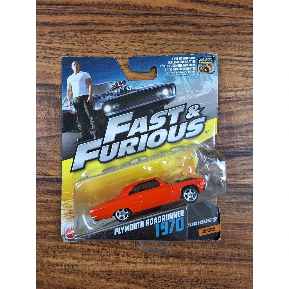 FAST & FURIOUS FILMAKERS Mattel Series Lot of 5 Roadrunner Chargers Challenger